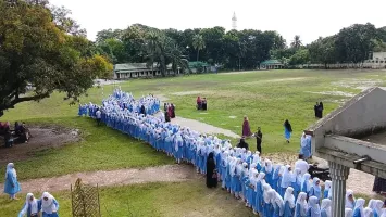 কাপাসিয়ায় সীরাতুন্নবী (সা:) উপলক্ষ্যে  ছাত্রী সংস্থার বৃত্তি পরীক্ষায় অংশ নিয়েছে ৬০০ শতাধিক ছাত্রী 